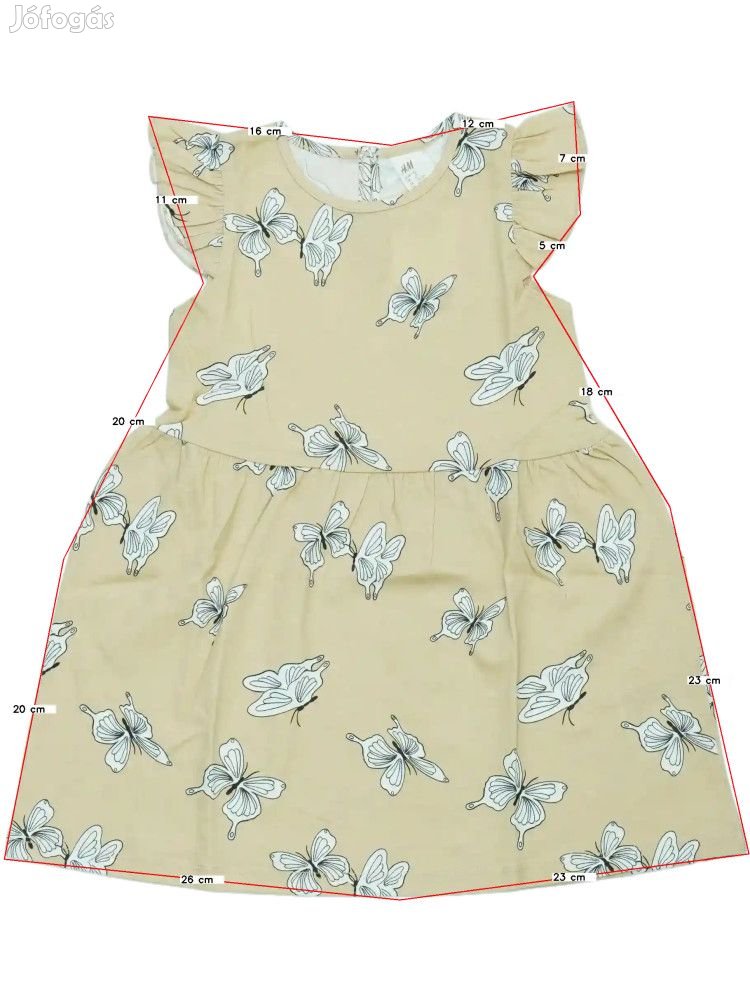 H&M Új (címkés) Lány Ruha (Méret: 92)