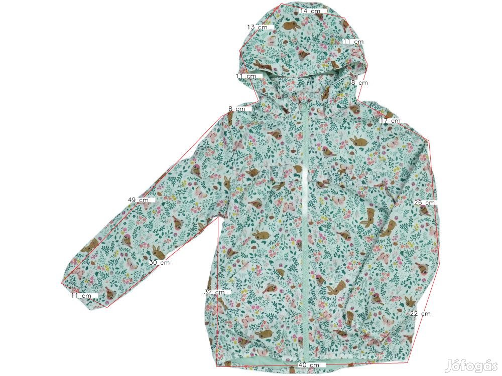 H&M Új (címkés) Lány Széldzseki (Méret: 140)