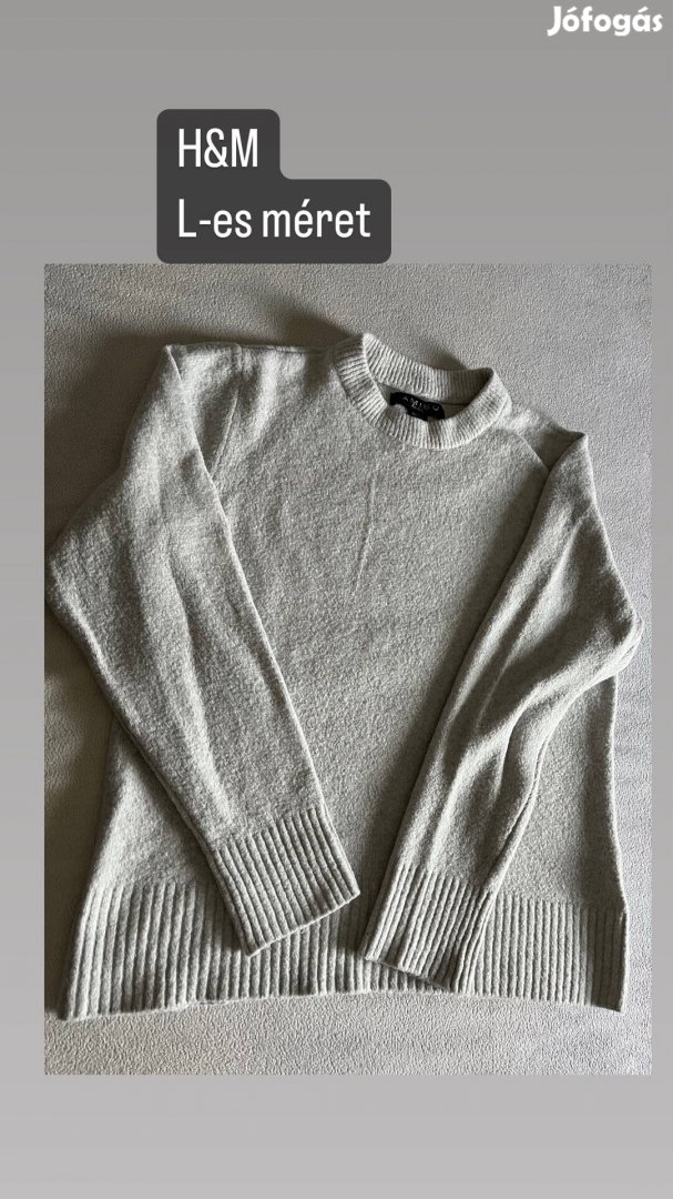 H&M-ből rendelt kötött pulóver 