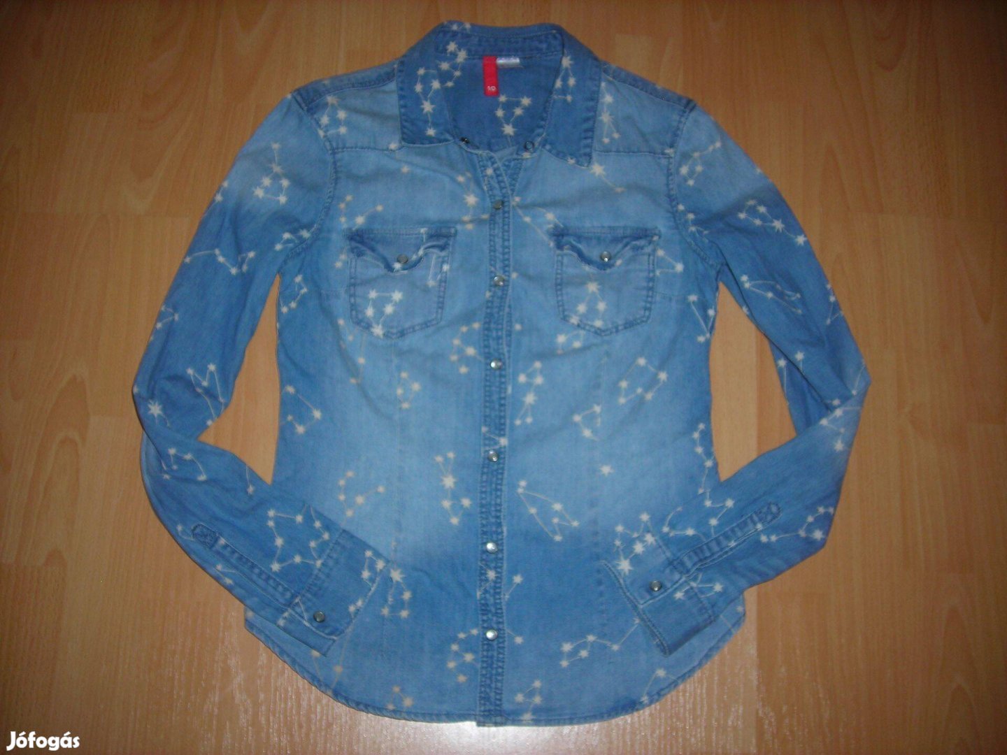 H&M csillagos női farmer ing 36