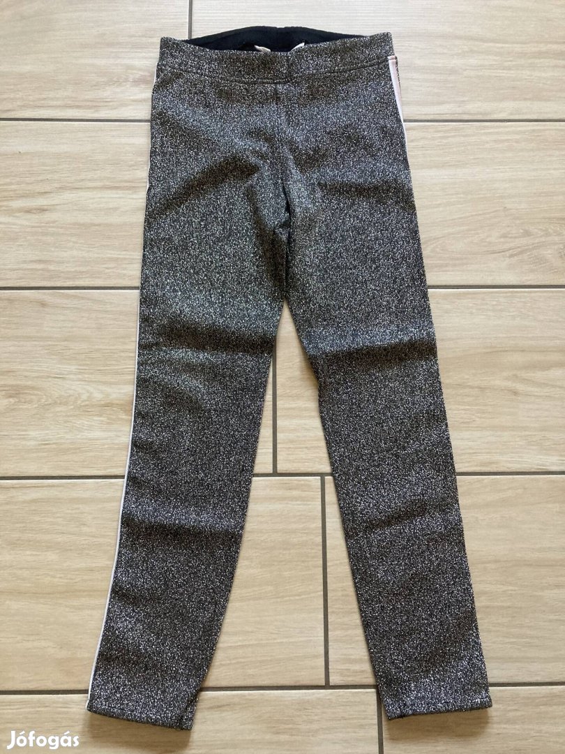 H&M csillogós lányka legging nadrág 128