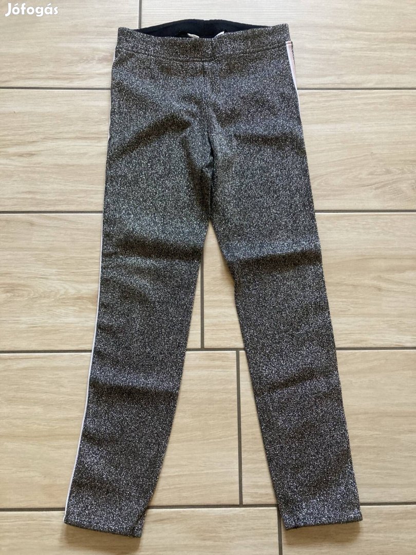 H&M csillogós lányka legging nadrág 128