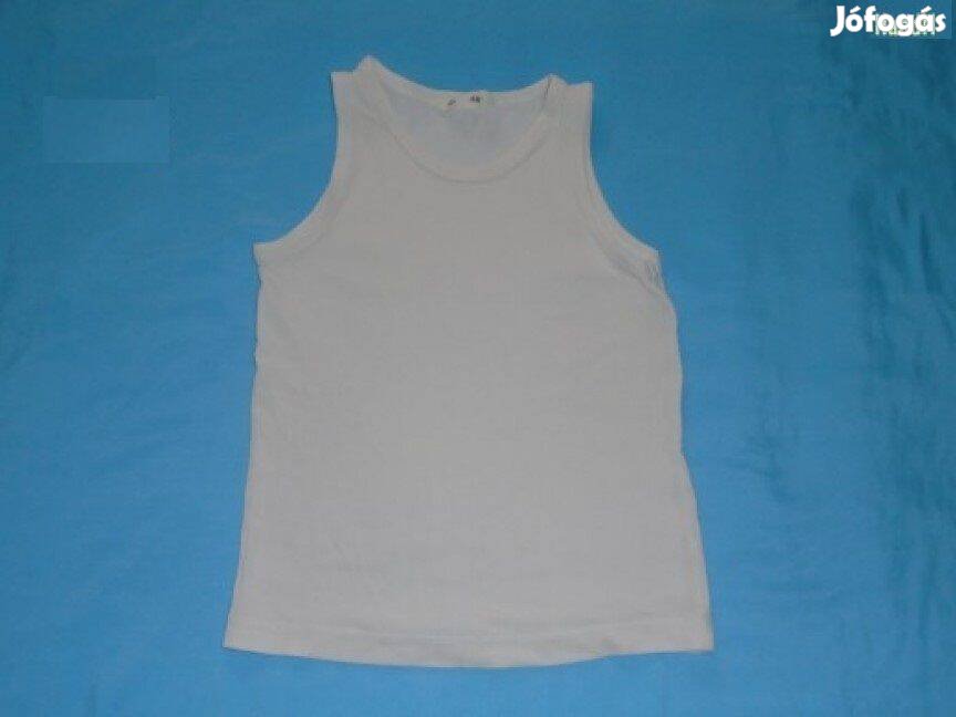 H&M fehér színű trikó 4-5 évesre (méret 110)
