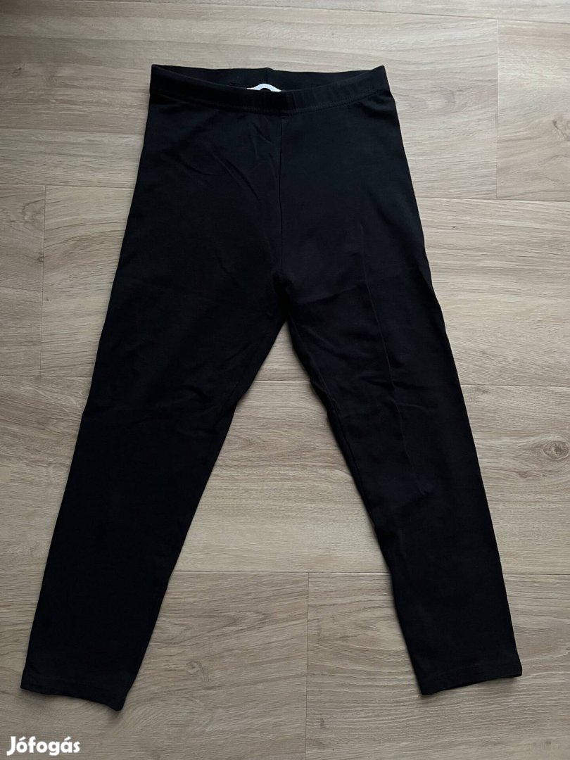 H&M fekete leggings 146/152 (10-12 ev)