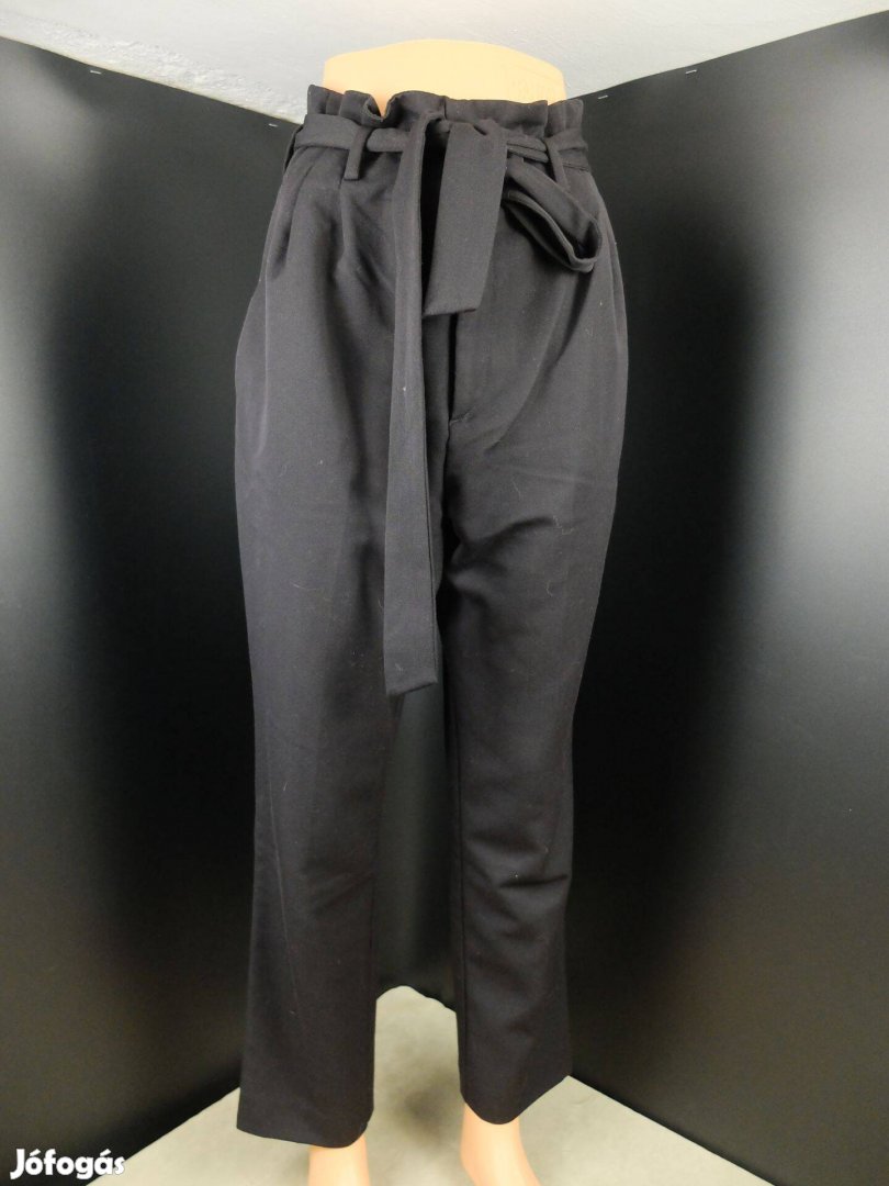 H&M fekete női hosszú szárú nadrág elegáns