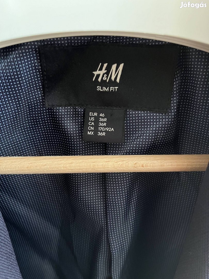 H&M férfi zakó 46-os