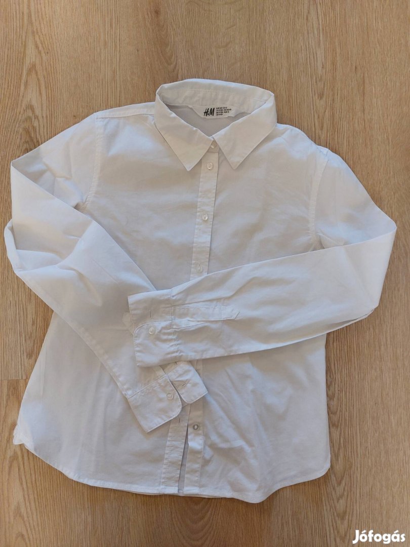 H&M fiú ünneplős fehér ing 140-es