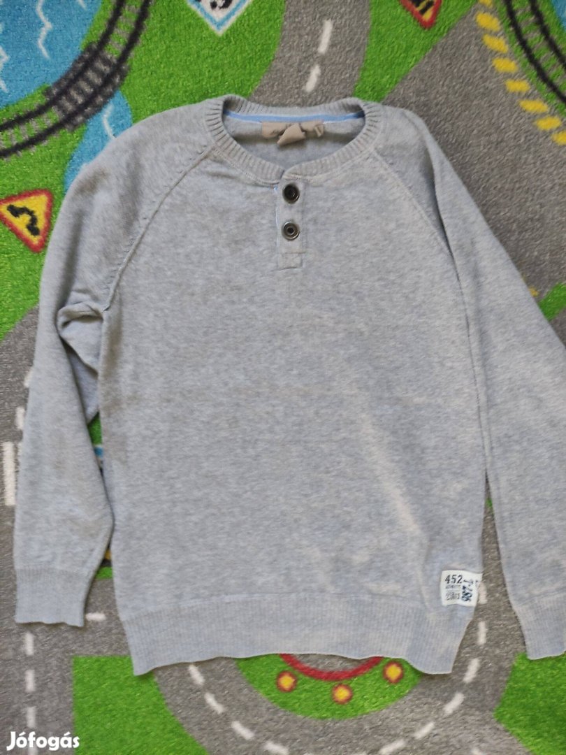 HM gépi kötött, elegáns pulóver, pulcsi, fiú, 134140