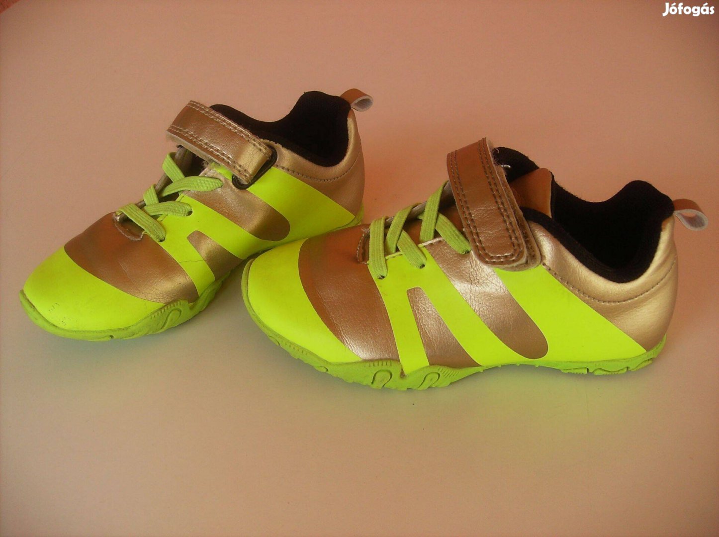 H&M gyerek UV zöld arany tornacipő 26 méret