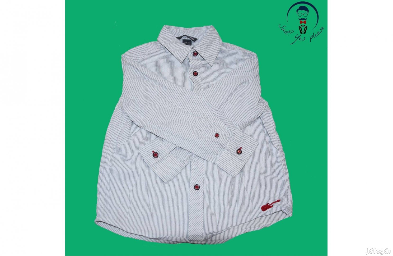 H&M hosszú ujjú, fiú ing (méret:104)