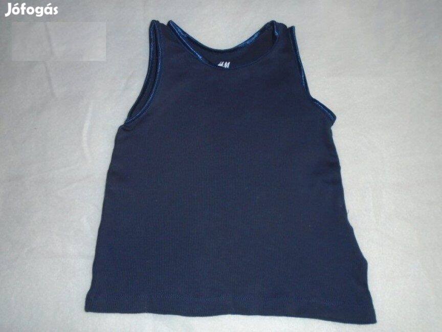 H&M kék atléta trikó 2-4 évesre (méret 98 / 104)