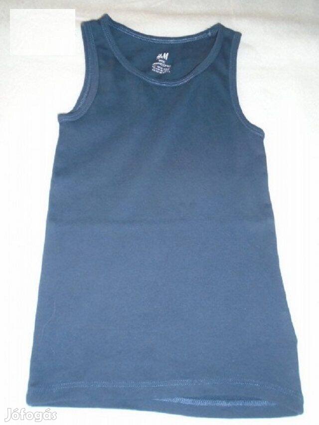 H&M kék színű trikó atléta 6-8 évesre (méret 122 / 128)