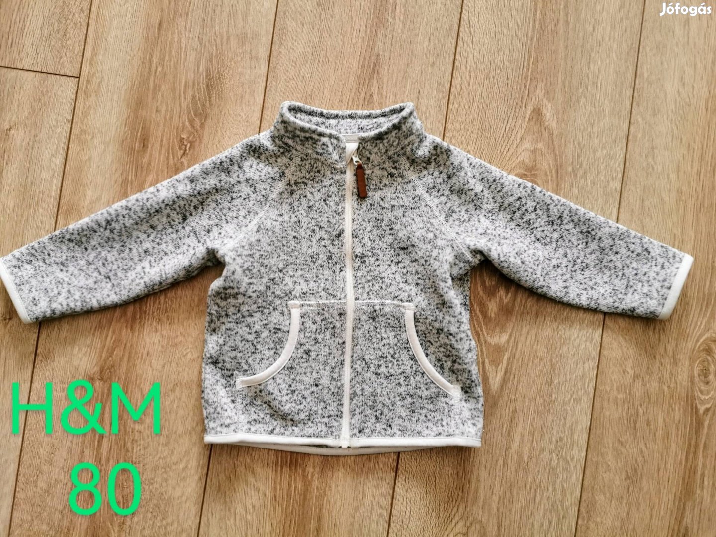 H&M kisfiú cipzáros pulóver / kardigán 