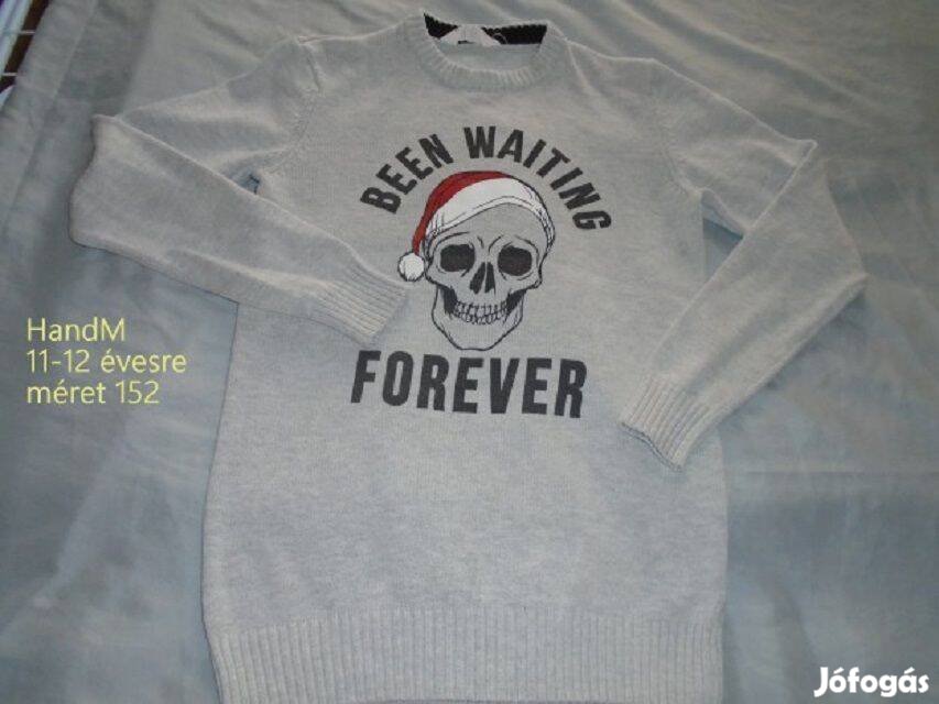 HM koponya mintás felső 11-12 évesre méret 152