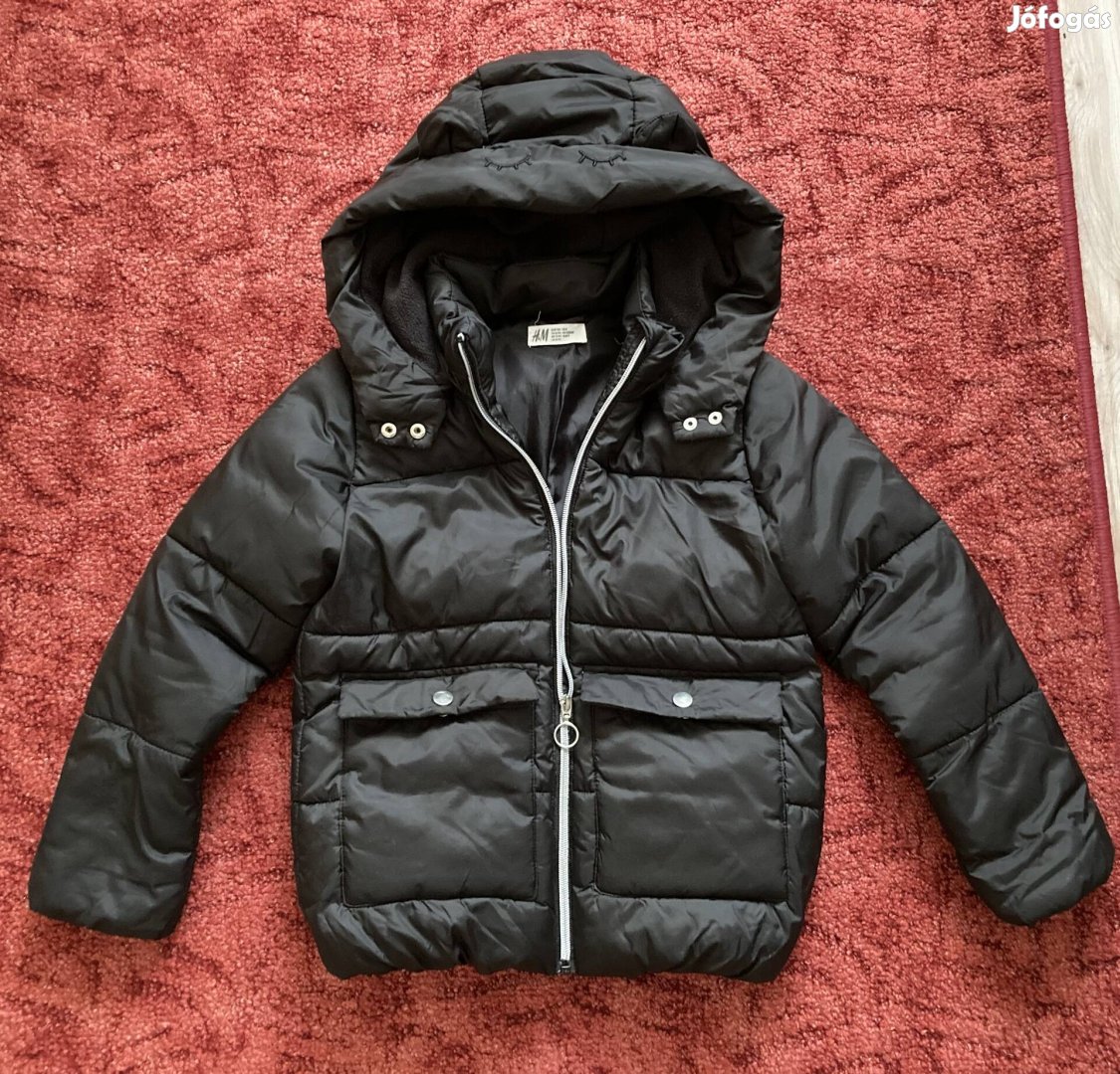 H&M lányka télikabát téli kabát 134