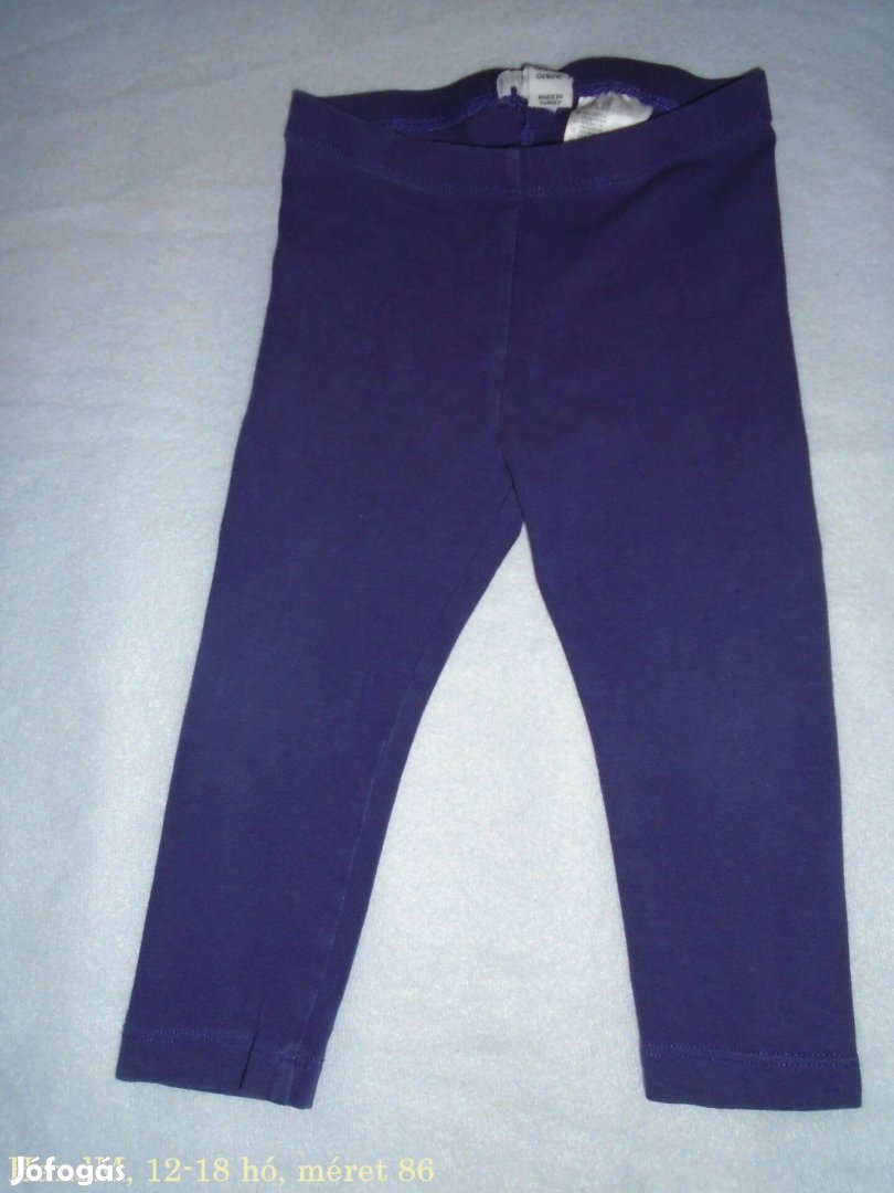 H&M lila színű leggings 12-18 hó (méret 86)