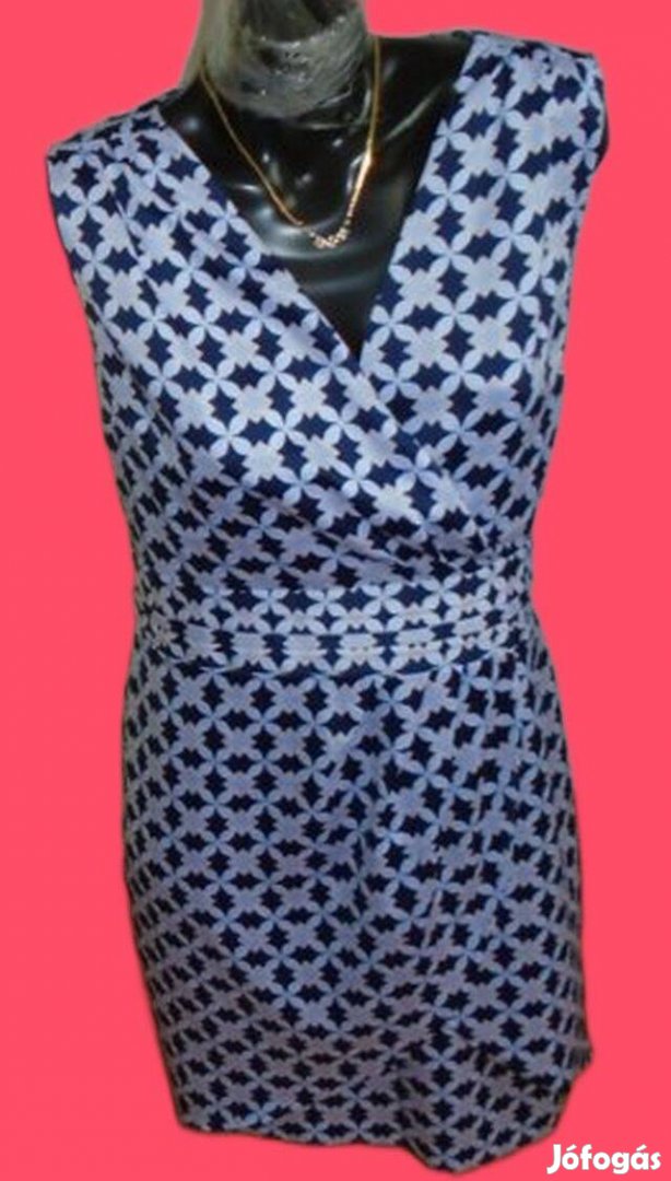 H&M moletti elegáns motívumos karcsúsító ruha XL