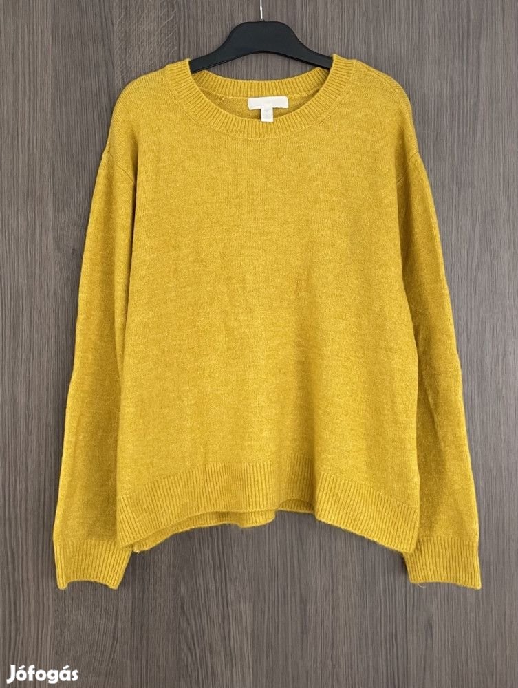 H&M mustársárga női pulóver - S