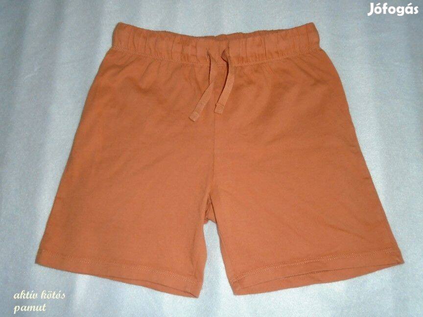 H&M narancssárga pamut rövidnadrág 5-6 évesre (méret 116) aktív kötős