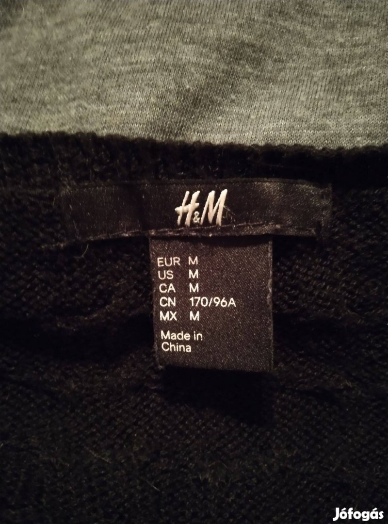H&M női kötött kardigán gombos pulóver S/M méret