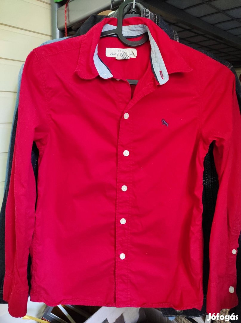 H&M piros fiú ing