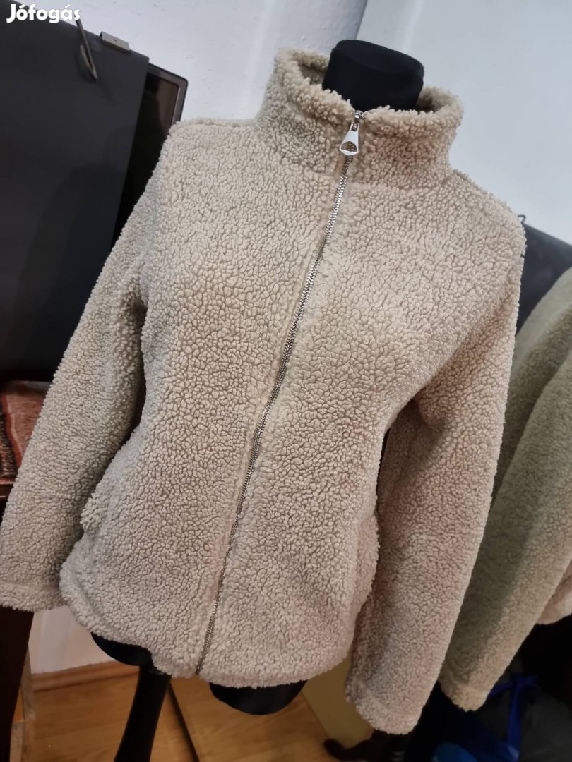 H&M regular teddy kabát M 