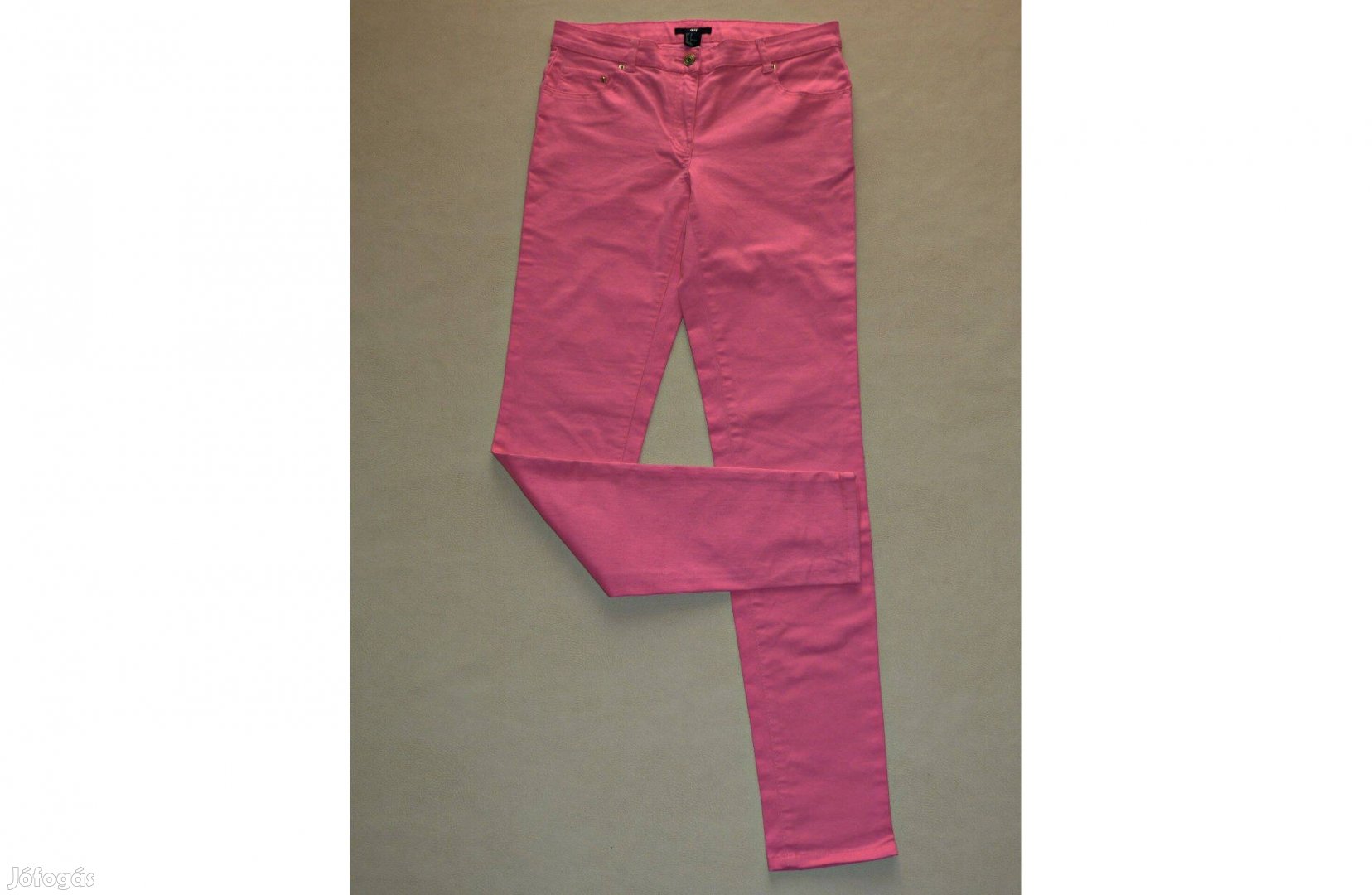 H&M rózsaszín elasztikus női farmer 38