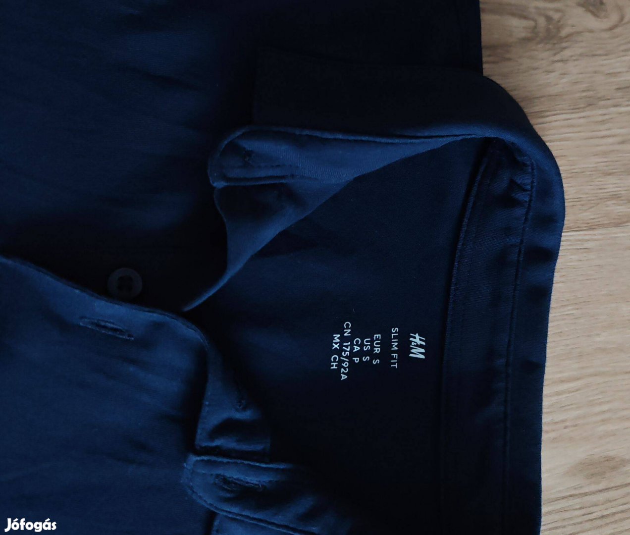H&M slim fit férfi póló Uj strech pamut