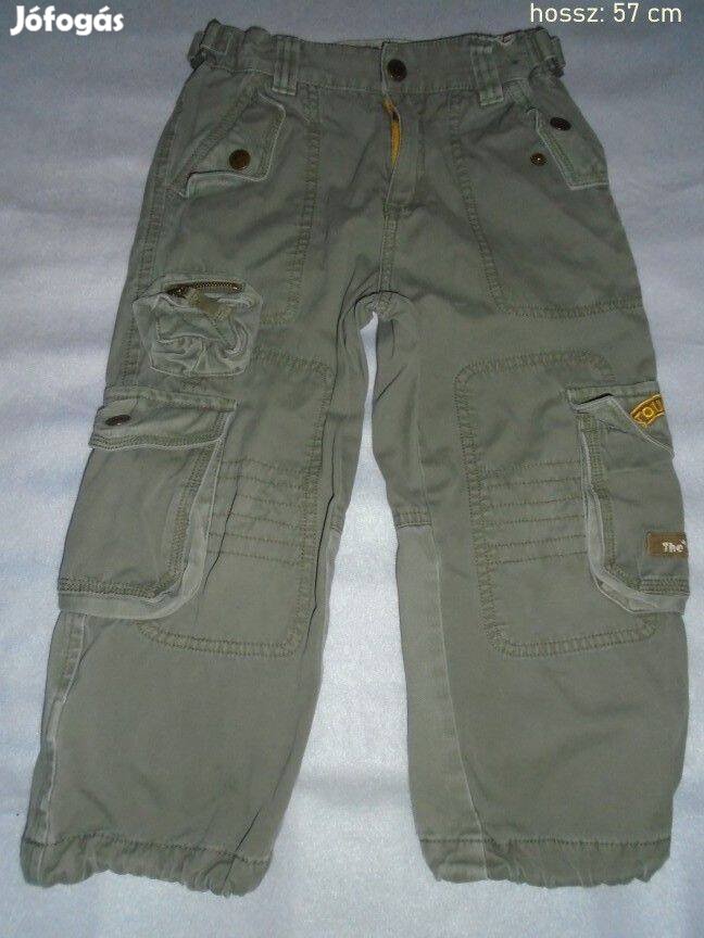 H&M sok zsebes nadrág 3-4 évesre (méret 104) sötét