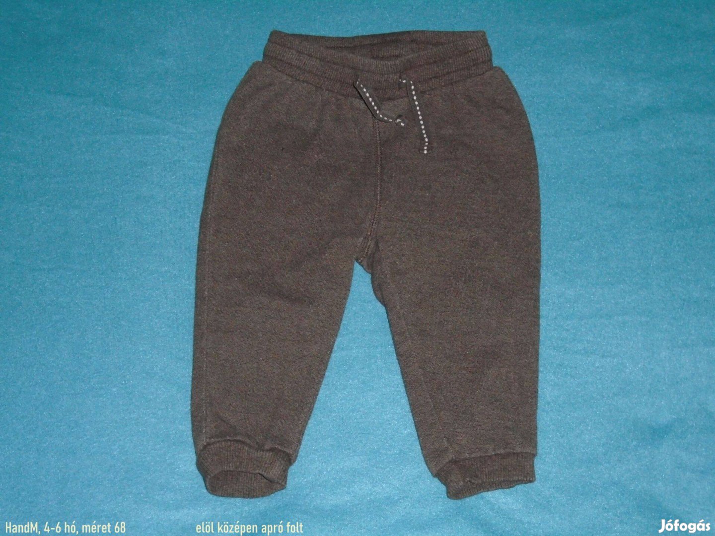 HM sötét színű jogger nadrág 4-6 hó méret 68