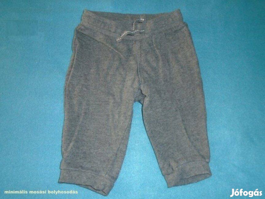 H&M szürke jogger szabadidőnadrág 4-6 hó (méret 68) nadrág