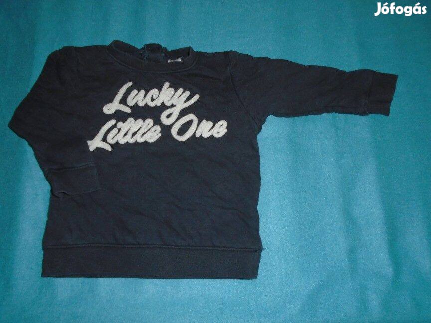 HM szürke pulóver 6-9 hó méret 74