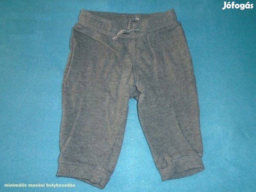 H&M szürke színű jogger szabadidőnadrág 4-6 hó (méret 68) nadrág