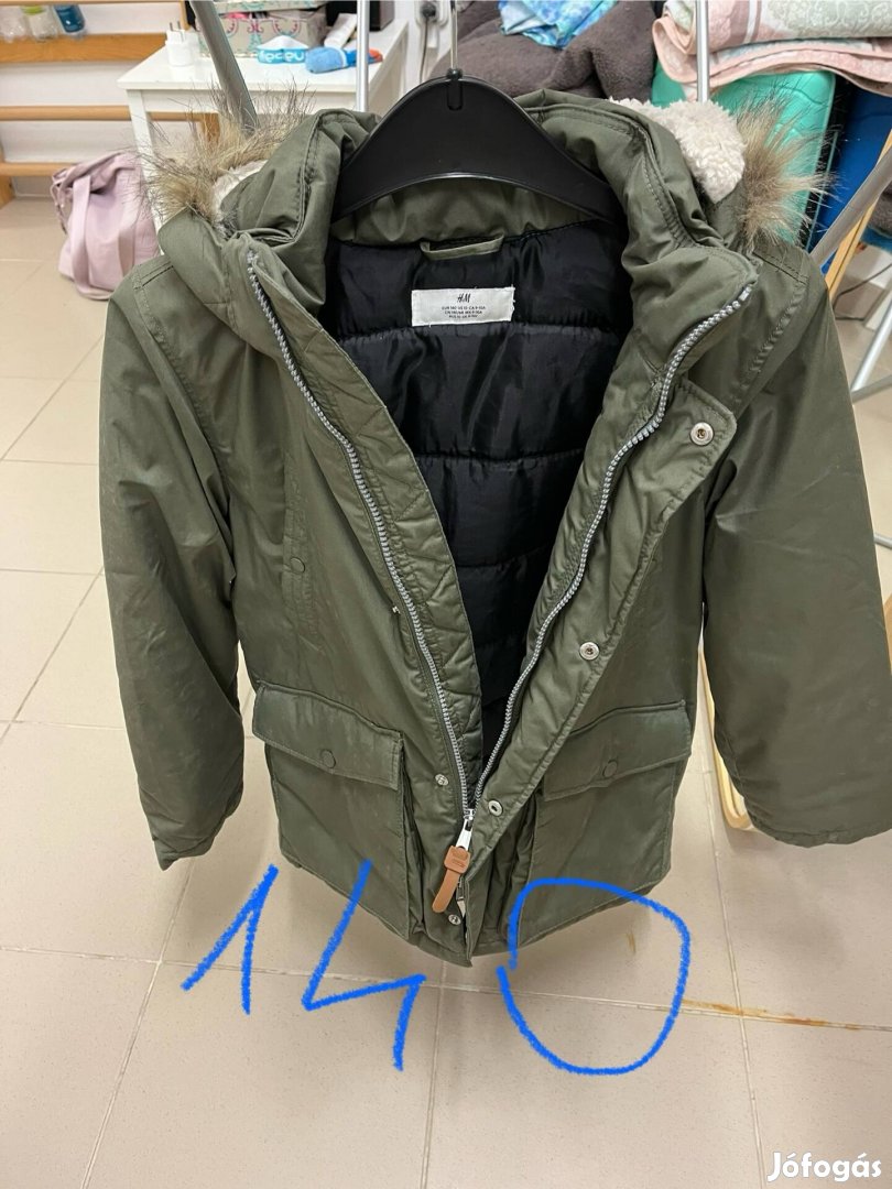 H&M téli fiú kabátok 140  