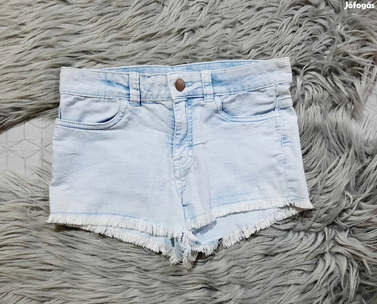 H&M világoskék short Xs-es