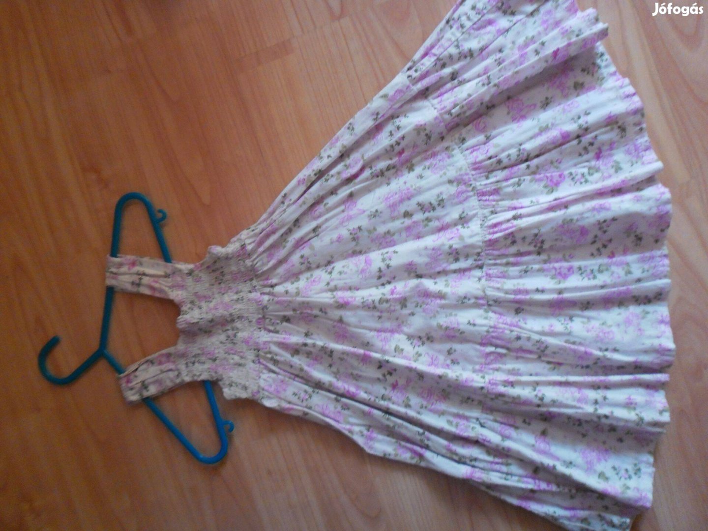 H&M virágos pántos ruha, gumírozott felsőrésszel 2-3 éves kislányra