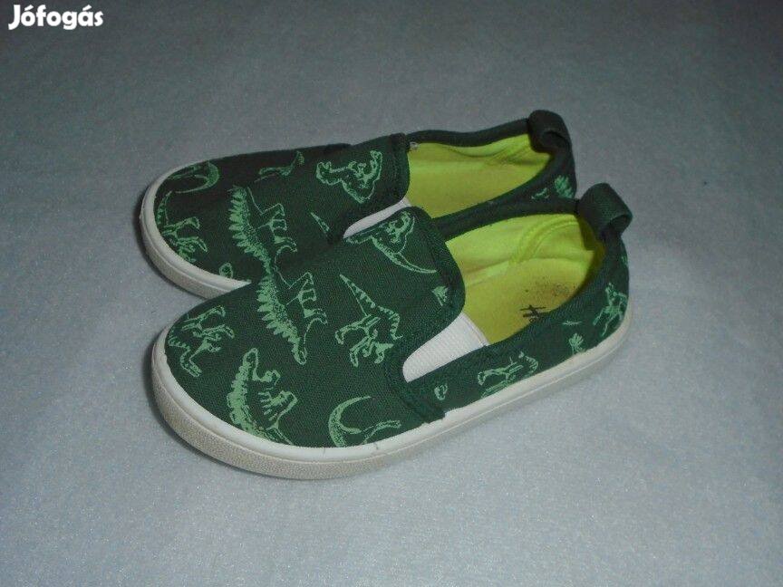 H&M zöld és dinó mintás cipő (méret 25)