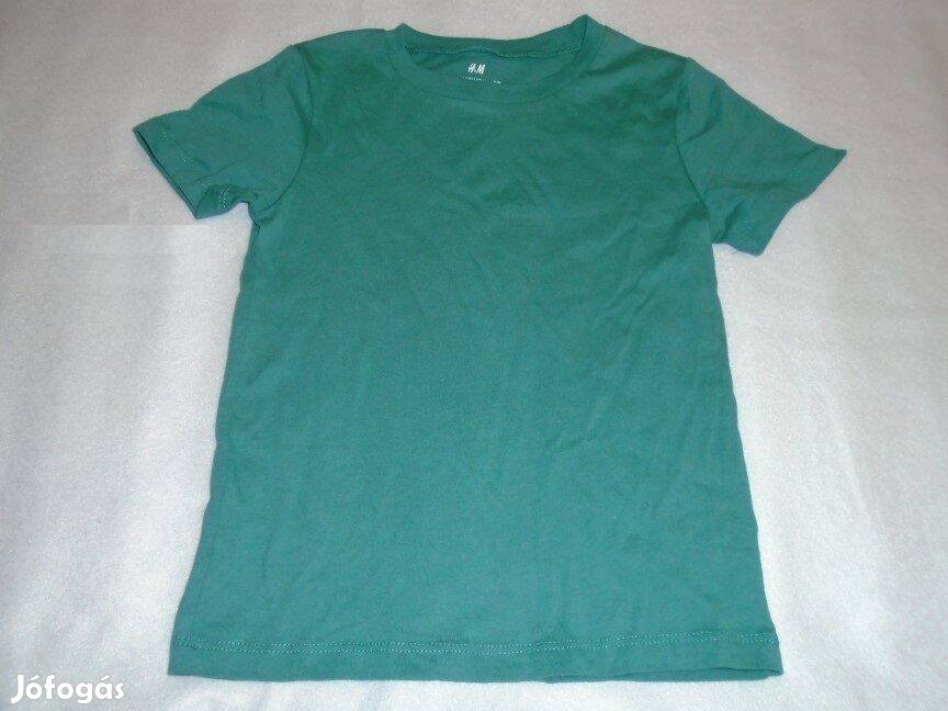 H&M zöld póló 4-6 évesre (méret 110 / 116)