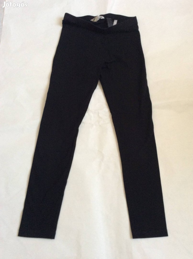 H& M fekete vékony leggings 134-es