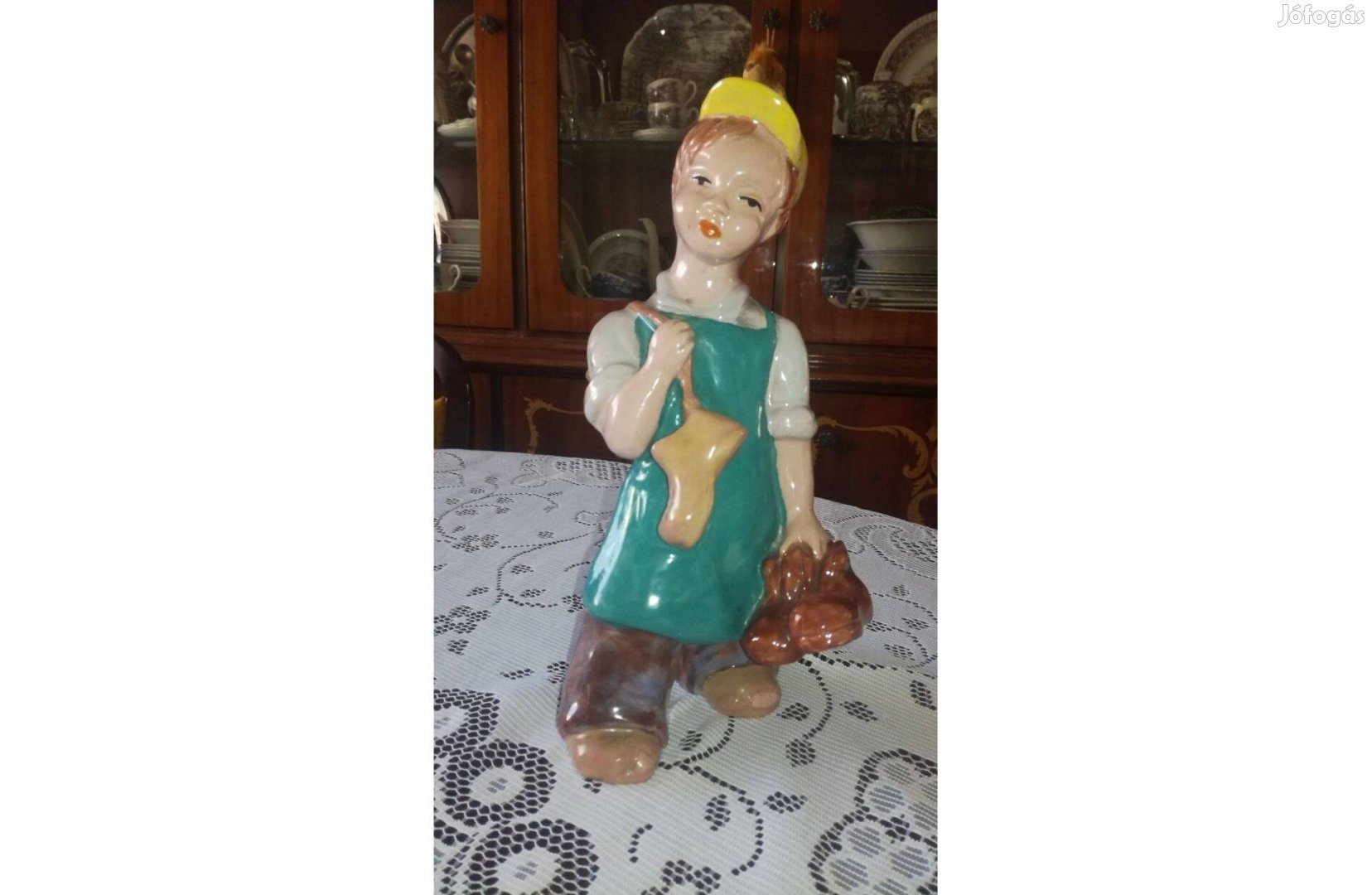 H. Rahmer Mária egyedi retró klasszikus Suszterinas kerámia