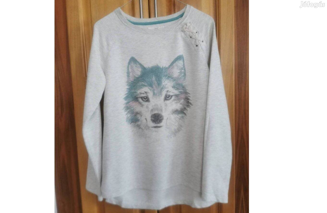 H & M, Farkas pulóver, 170 magasra, M-es, halvány szürke, új