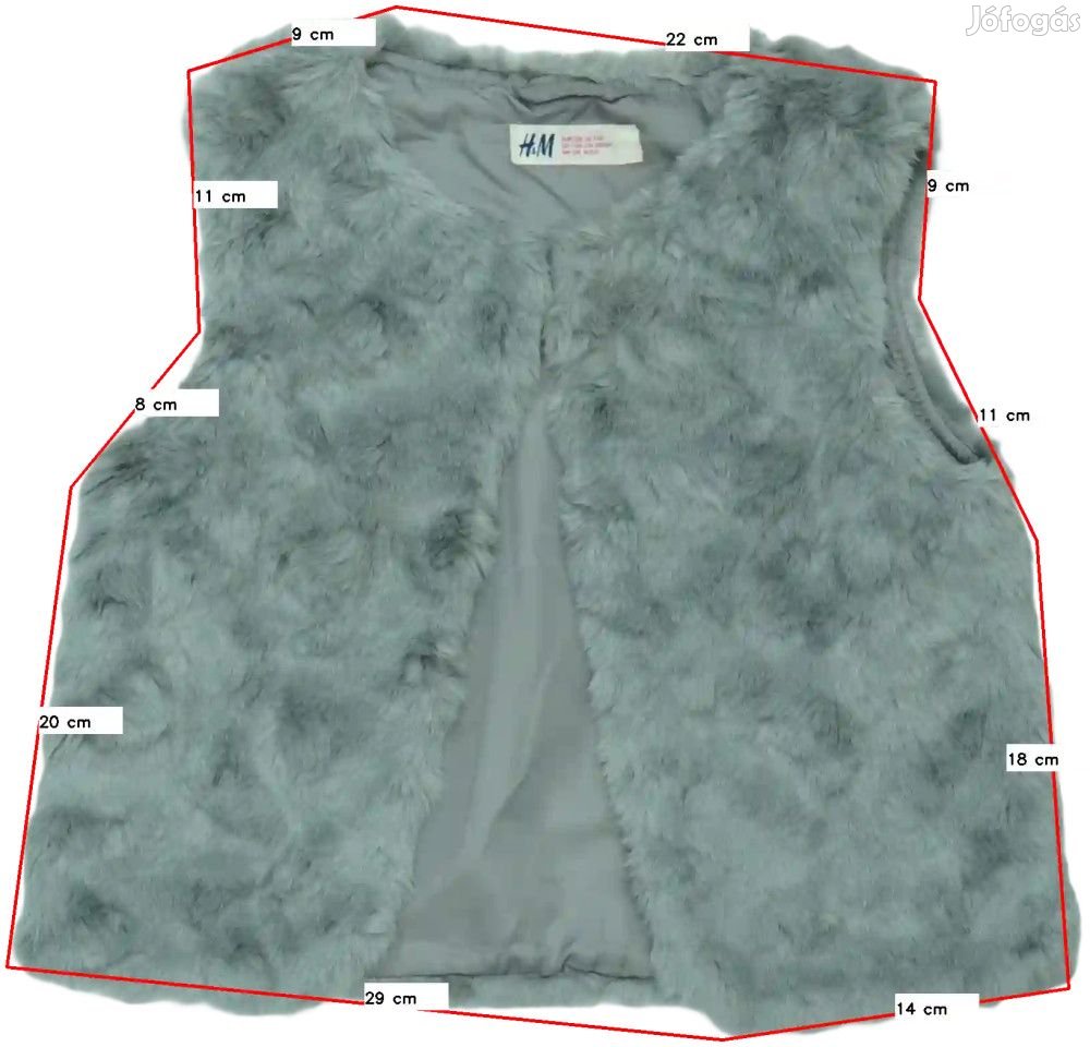 H&amp;M Használt (újszerű) Lány Mellény (Méret: 128)