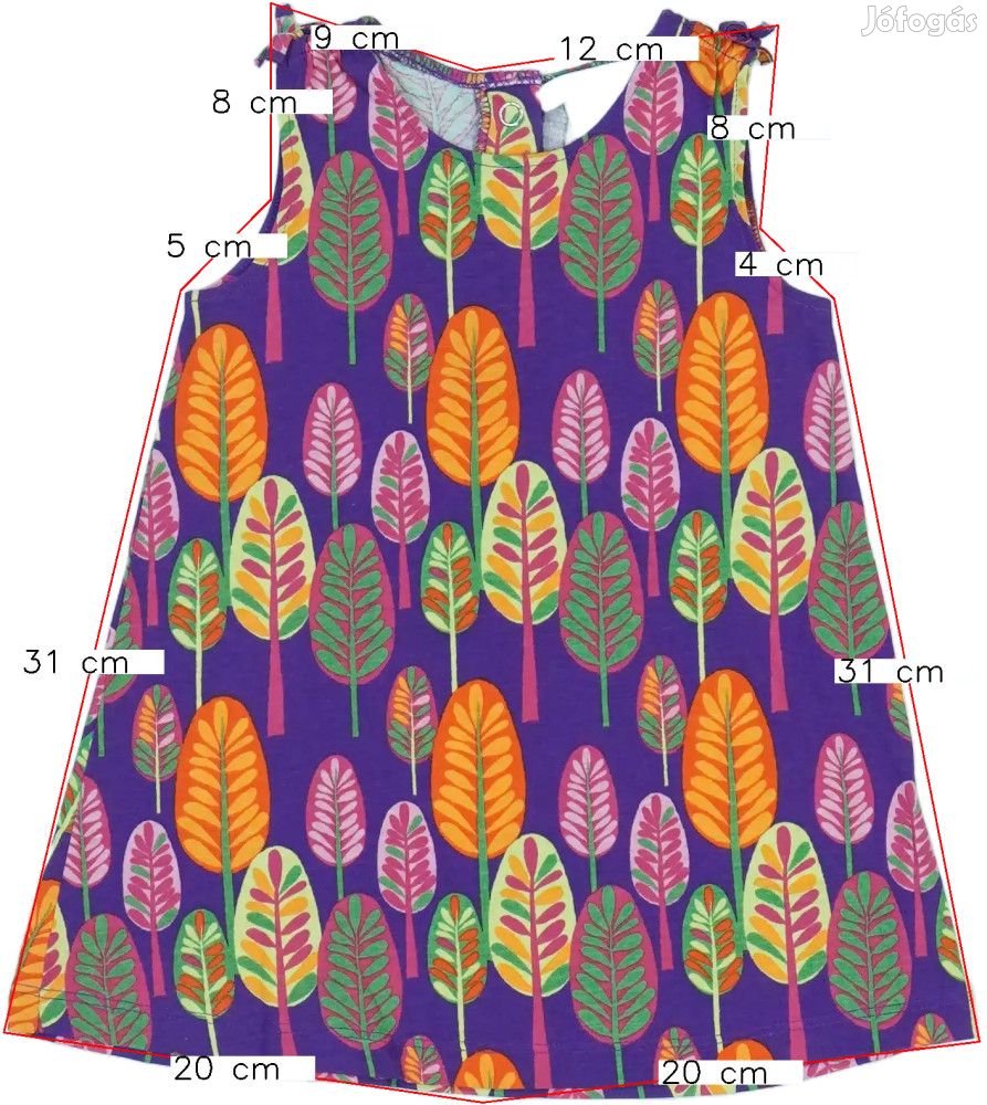 H&amp;M Új (címke nélküli) Lány Ruha (Méret: 80)