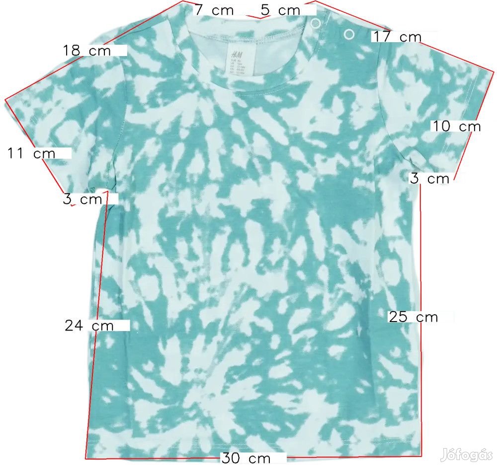 H&amp;M Új (címkés) Fiú Póló (Méret: 86)