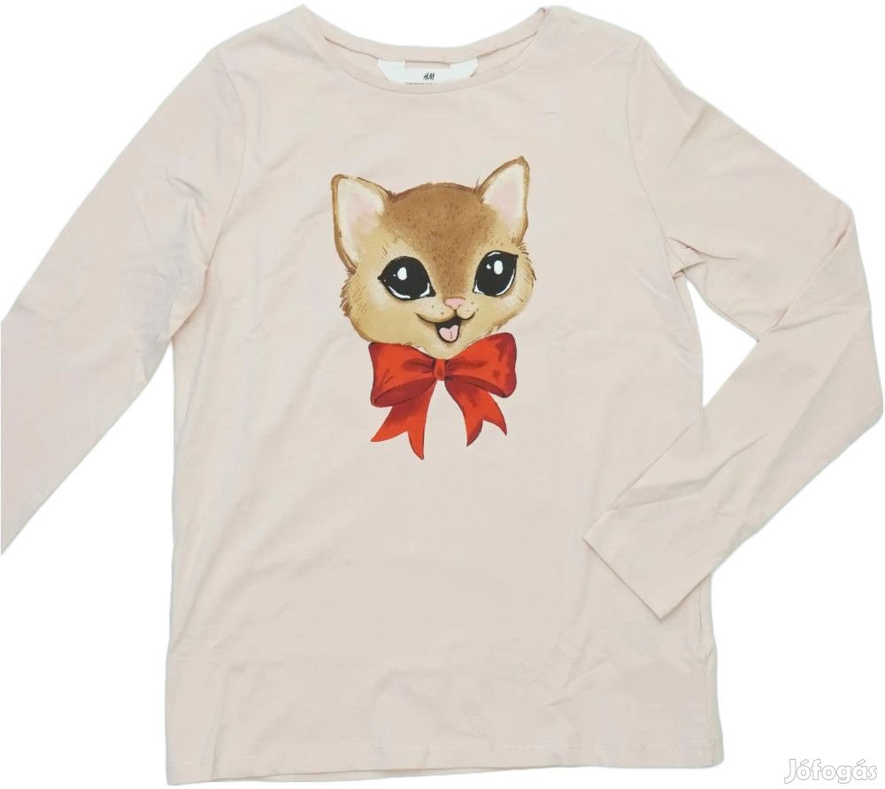 H&amp;M Új (címkés) Lány Hosszú ujjú felső (Méret: 140)