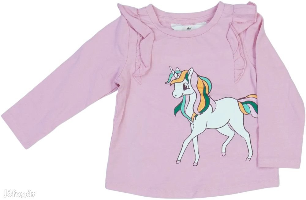 H&amp;M Új (címkés) Lány Hosszú ujjú felső (Méret: 92)