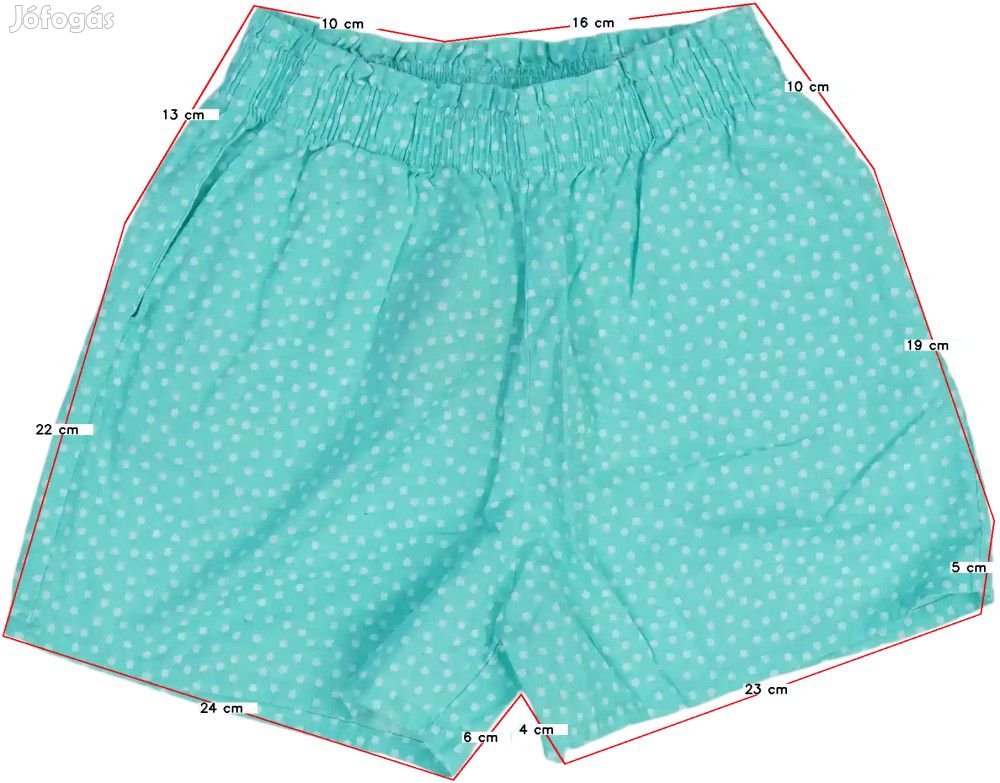 H&amp;M Új (címkés) Lány Rövidnadrág (Méret: 140)