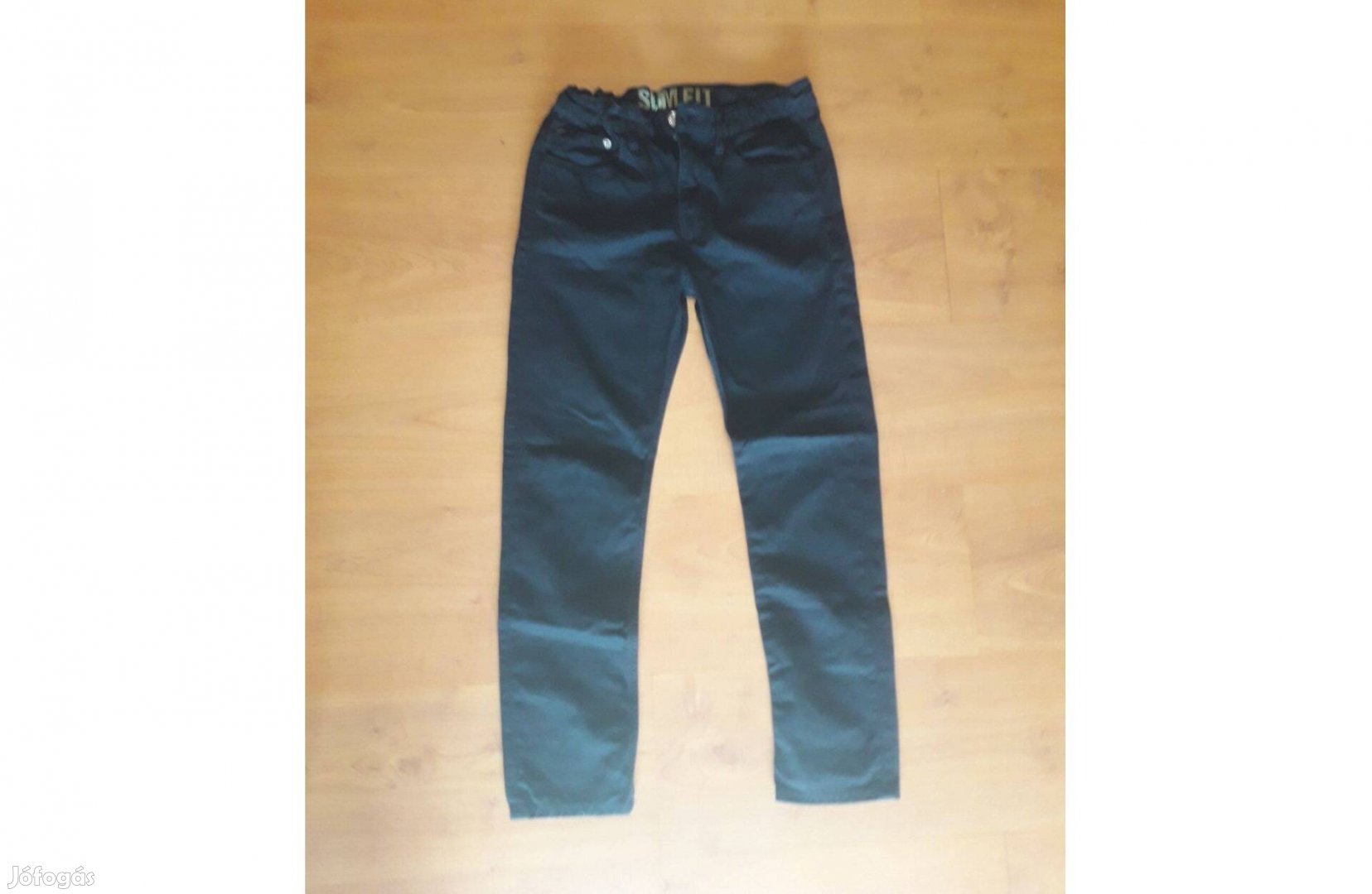 H and M Slim fit fekete farmer nadrág 146-os méret