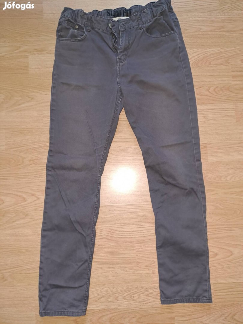 H&m 170-es fiú slimfit szürke nadrág