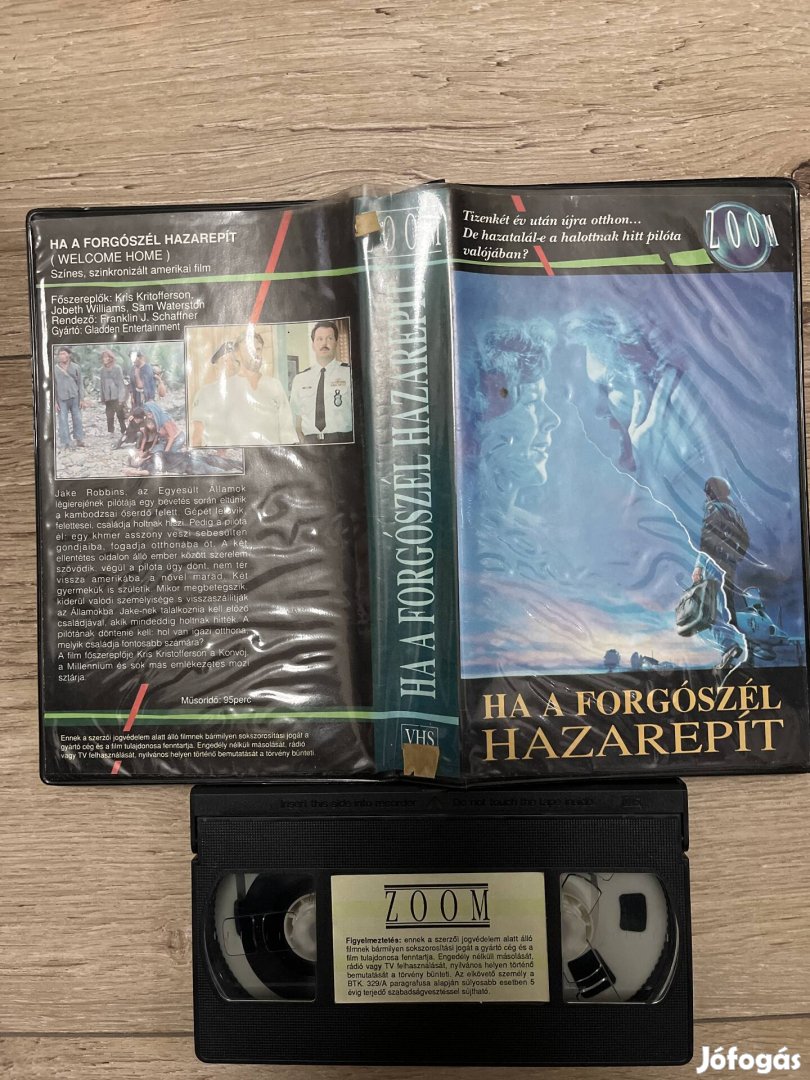 Ha a forgószél hazarepit vhs 